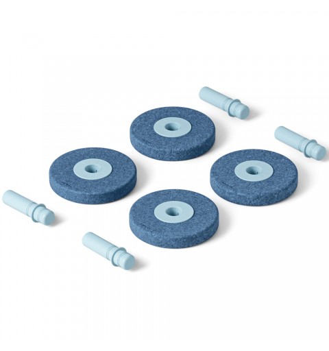 MODU - zestaw 4 piankowych kół | Niebieskie